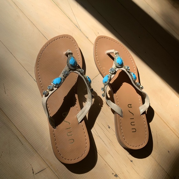 Unisa Rhinestone Sandals - Picture 4 of 5